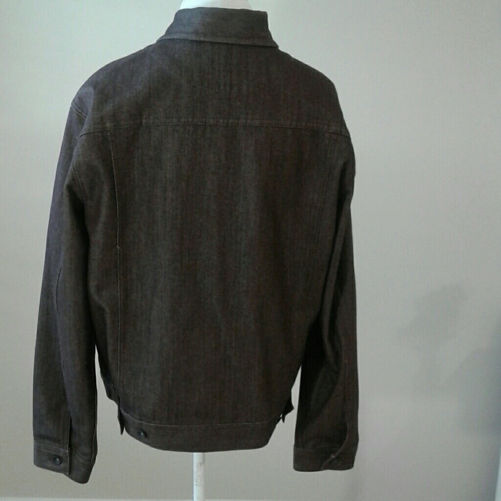 ROCAWEAR Man's brown denim jacket, Sz 42, - Picture 5 of 7